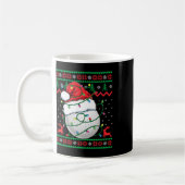 Mug Funny Golf Ugly Christmas Sweater Womens Mens Golf (Gauche)