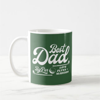 Mug Funny Golfer meilleur papa par par photo | FÊTE DE