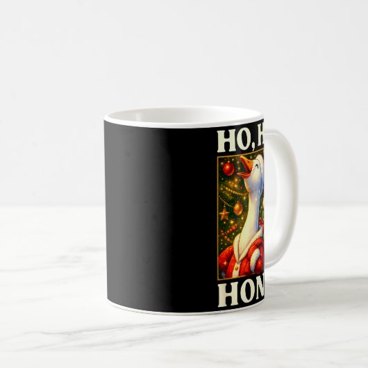 Mug Funny Goose Ho Ho Honk Christmas Outfit For Men Wo (Devant droit)