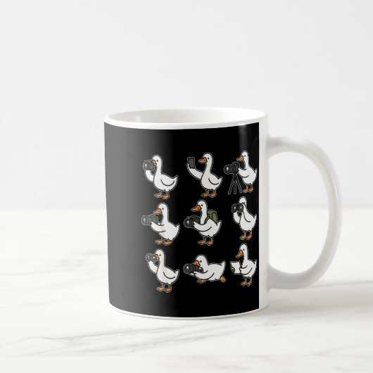 Mug Funny Goose Photographer Photography Camera Photo (Droite)
