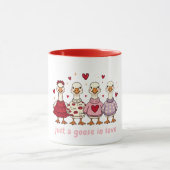 Mug Funny Goose Valentines Womens  (Centre)