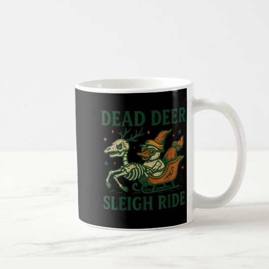 Mug Funny Goth Christmas Pun Y Reindeer Skeleton Xmas (Droite)