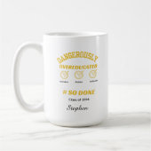Mug Funny Graduation degree gold and black (Gauche)