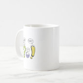 Mug Funny Grammar Teacher Punctuation Wait What Stop I (Devant gauche)