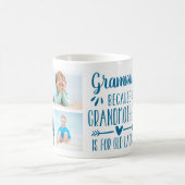 Mug Funny Grammie Grandchildren Noms et collection pho (Centre)