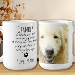 Mug Funny Grand-chien chien grand-père animal de compa<br><div class="desc">Surprenez le grand-père de chien ce Noël, Fête des pères, son anniversaire ou toute occasion avec ce chien super mignon et drôle grand-père mug. "Si quelqu'un d'autre était mon grand-père, je mâcherais leurs chaussures, je fouetterais sur leur tapis, et je te trouverais !" Faites un cadeau parfait du petit-chien !...</div>