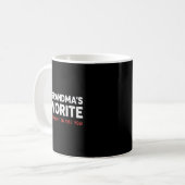 Mug Funny Grandma’s Favorite Granhild I'm Grandma’s Fa (Devant gauche)