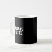 Mug Funny Grandma's Favorite Black Modern Clic Crew  (Devant gauche)