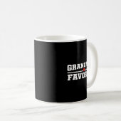 Mug Funny Grandparent Favorite Granhild (Devant droit)