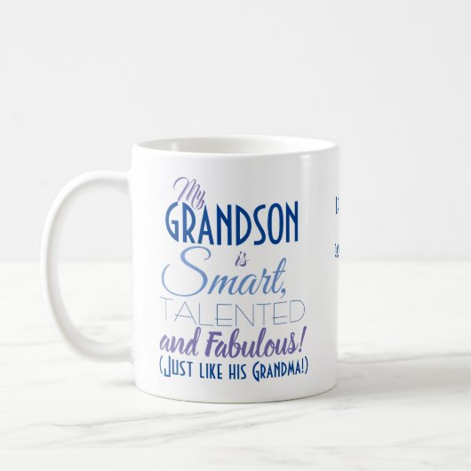 Mug Funny Grandson (Gauche)