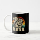 Mug Funny Graphic Tees Squirrel Bruh For Boys Girls Me (Gauche)
