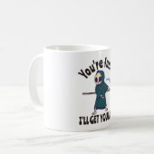 Mug Funny Grim Reaper Skeleton Halloween Costume (Devant gauche)