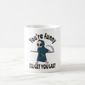 Mug Funny Grim Reaper Skeleton Halloween Costume (Centre)