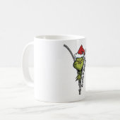 Mug Funny Grinch Mug, Sarcastic Christmas Coffee Mug,  (Devant gauche)