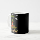 Mug Funny Groundhog Day Quote Respect The Groundhog (Devant gauche)