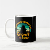 Mug Funny Groundhog Meteorology Respect The Shadow Ret (Gauche)