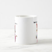 Mug Funny Grumpy cat dans un chat Calico Robe et Café (Centre)