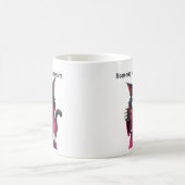 Mug Funny Grumpy chat dans un chat Robe et Coffee-Blac (Centre)