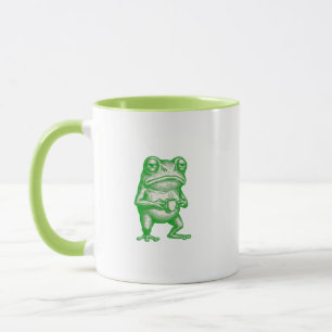 Mug Funny Grumpy Frog Café Lundi Matin