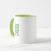 Mug Funny Grumpy Frog Café Lundi Matin (Devant gauche)