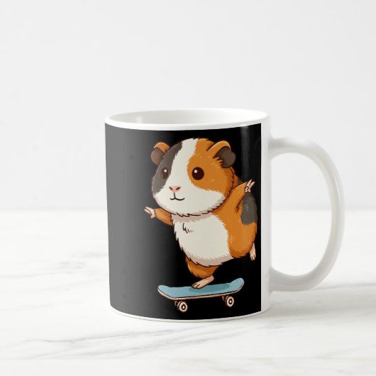 Mug Funny Guinea G Skater Skateboard Ballerina Zoo Boy (Droite)