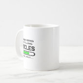 Mug Funny Gym Workout Tee downloading And Installing M (Devant gauche)