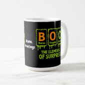 Mug Funny Halloween Boo Elements Science Surprise Cade (Devant droit)
