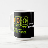 Mug Funny Halloween Boo Elements Science Surprise Cade (Devant gauche)