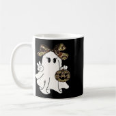 Mug Funny Halloween Camouflage Camo Ghost Hello Huntin (Gauche)