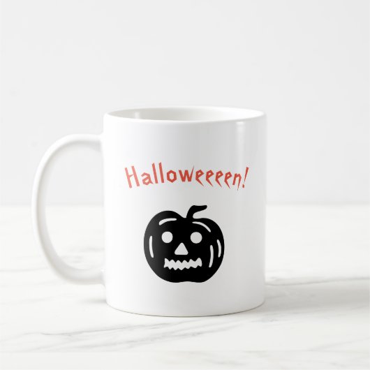 Mug Funny Halloween Citrouille (Gauche)