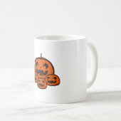 Mug Funny Halloween Citrouille, Halloween Éffrayant (Devant droit)