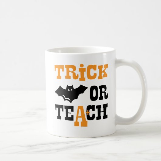 Mug Funny Halloween Enseignant Cadeau École de chauve- (Droite)