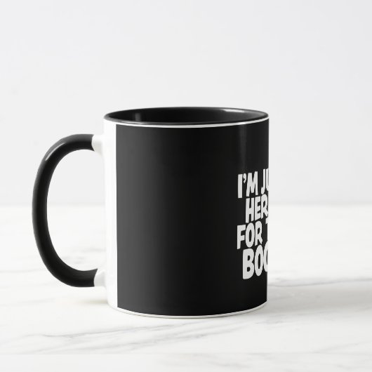 Mug Funny Halloween Ghost Boos Pun (Gauche)
