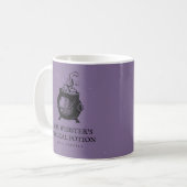 Mug Funny Halloween potion magique violet (Devant gauche)