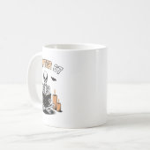 Mug Funny Halloween Skeleton Reading Book 67 Memes _2  (Devant gauche)