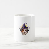 Mug Funny Halloween Witch Calico Cat (Centre)