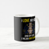 Mug Funny Ham Radio opérateur Cadeau Amateur Radiodiff (Devant droit)