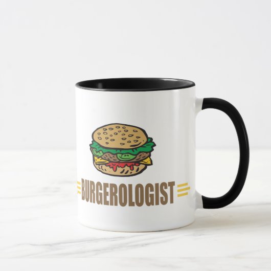 Mug Funny Hamburger (Droite)