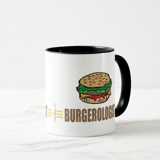 Mug Funny Hamburger (Devant droit)