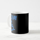 Mug Funny Handicap Jour De Jour De Gymnastique Exercic (Devant gauche)