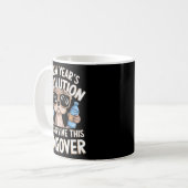 Mug Funny Hangover Survival Dog New Year's Resolution (Devant gauche)
