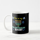 Mug Funny Hanukkah Pajama Shirt This Is My Pajamakah G (Gauche)