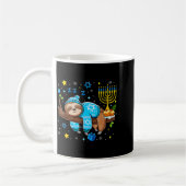 Mug Funny Hanukkah Sloth Jewish Chanukah Sleeng Hanukk (Gauche)