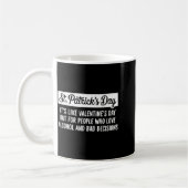 Mug Funny Happy St Patricks Day Irish Shamrock Lucky M (Gauche)