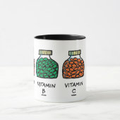 Mug Funny Healthy Golfer Golf Ball Cartoon Vitamin Tee (Centre)