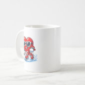 Mug Funny Heart Playing Hockey Apparel  (Devant gauche)