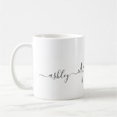 Mug Funny Heartbeat Line Art Valentine's Day mignon ca (Gauche)