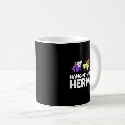 Mug Funny Hermit Crabs Lover Hermit Crab Owner - Black (Devant droit)