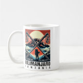 Mug Funny Hiking Art Climbed Mount Kilimanjaro For Hik (Gauche)