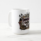 Mug Funny hiking quote – “Danger? I know it” (Devant gauche)